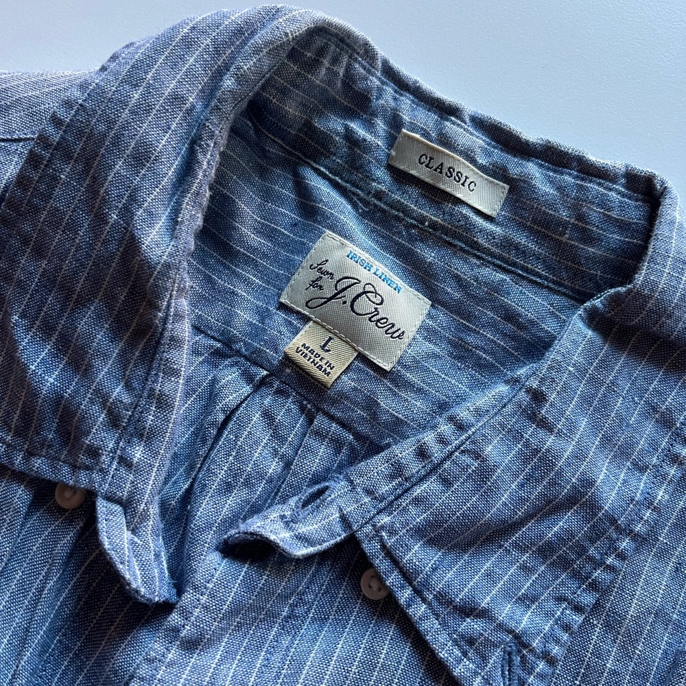 JCrew Irish Linen Shirt
